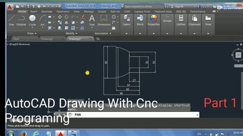 creating cnc part in autocad|how to create cnc code.